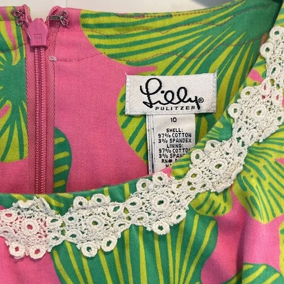 Vintage Lilly Pulitzer Shift size 10 - Picture 5 of 5